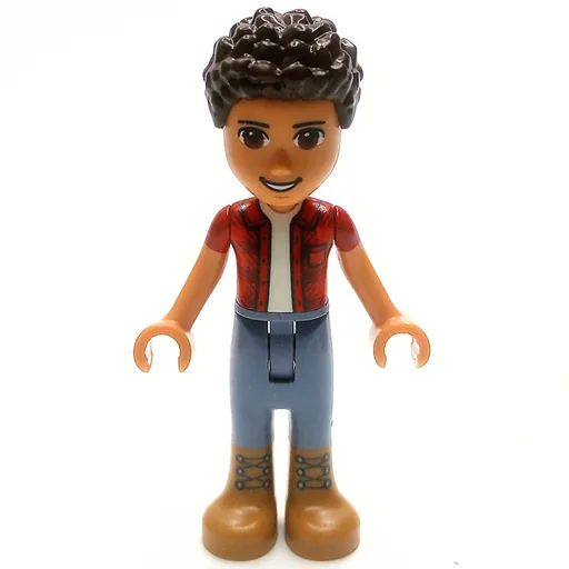 River (Red Shirt, Sand Blue Pants, Dark Brown Hair)