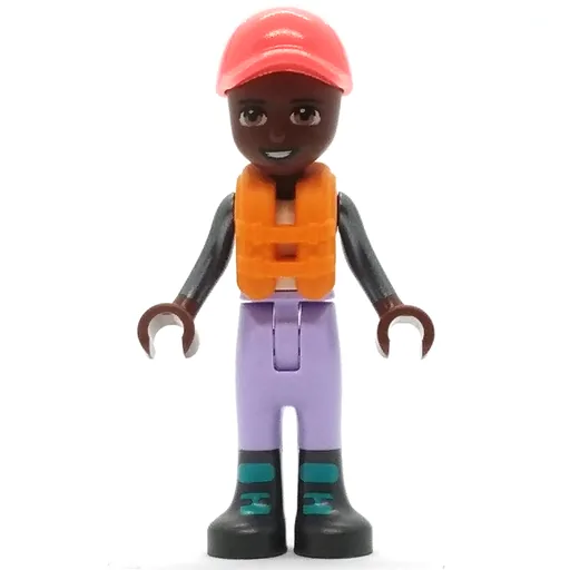Elijah (Wetsuit, Lifejacket, Coral Cap)