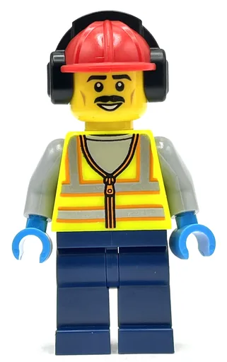 LEGO minifig Vibrant Yellow Safety Vest (fig-012846)