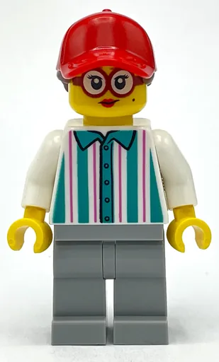 LEGO minifig White/Dark Turquoise Torso (fig-012872)