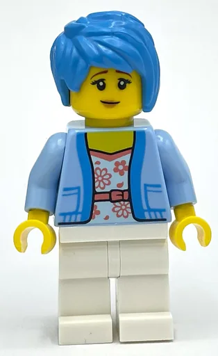 LEGO minifig Bright Light Blue Torso (fig-012874)
