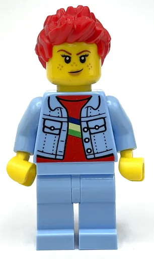 LEGO minifig Bright Light Blue Torso and Legs (fig-012878)