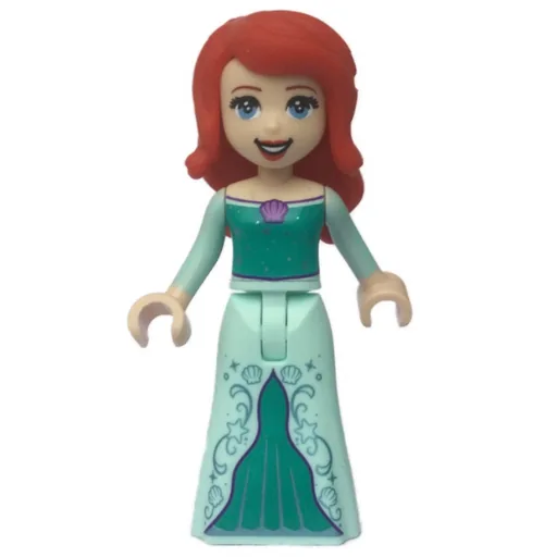 Ariel (Human Form, Light Aqua/Dark Turquoise Dress)