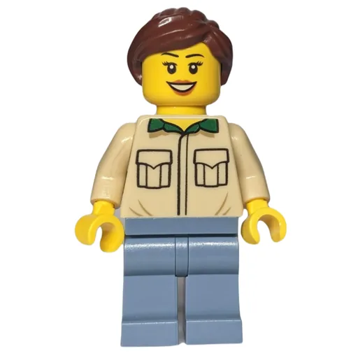 Tan Torso (Sand Blue Legs, Reddish Brown Hair)