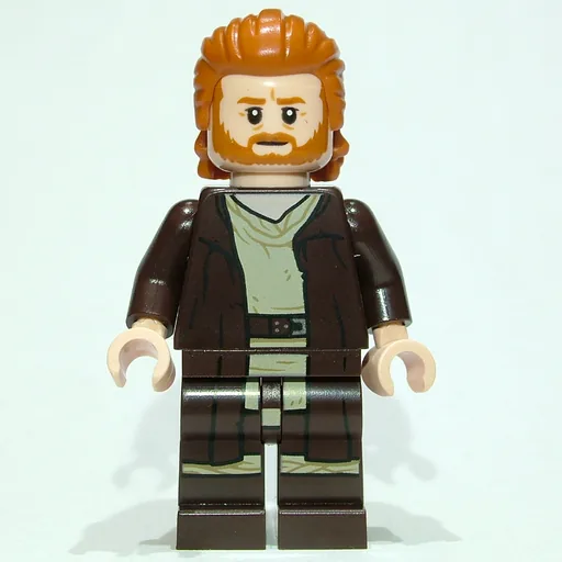 Obi-Wan Kenobi (Dark Brown Robe, Long Hair)