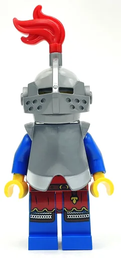 Knight (Woman, Chestplate, Helmet with Grille and Red Plume)