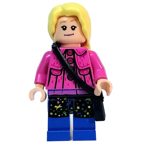 Luna Lovegood (Dark Pink Jacket, Printed Skirt)