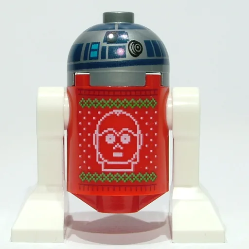 Astromech Droid (R2-D2, Red Holiday Sweater)