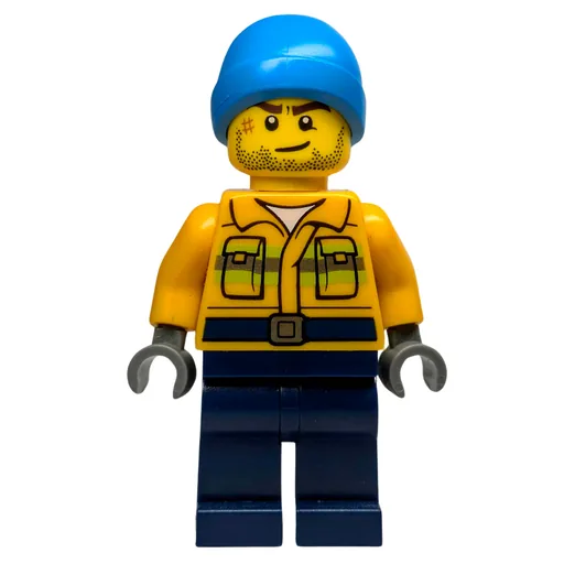 Fisherman (Dark Azure Beanie Hat)