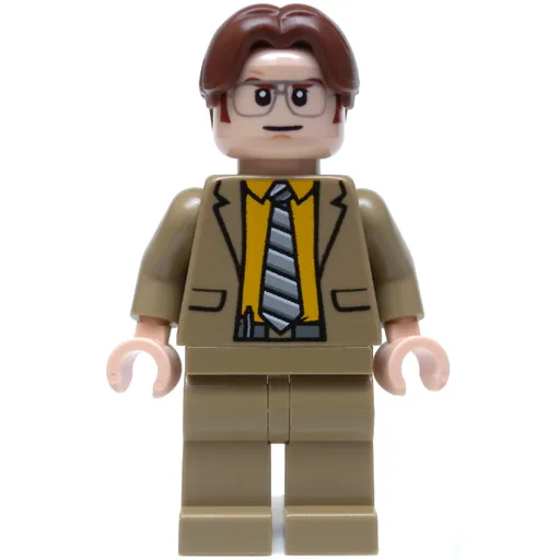 LEGO minifig Dwight Schrute (fig-013115)