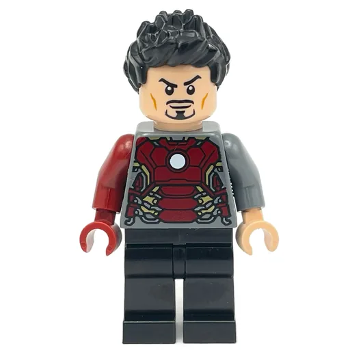 LEGO minifig Tony Stark Transforming into Iron Man (fig-013192)