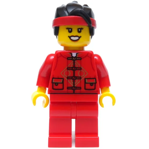 Red Torso Chinese (Red Legs, Black Hair, Red Bandana)