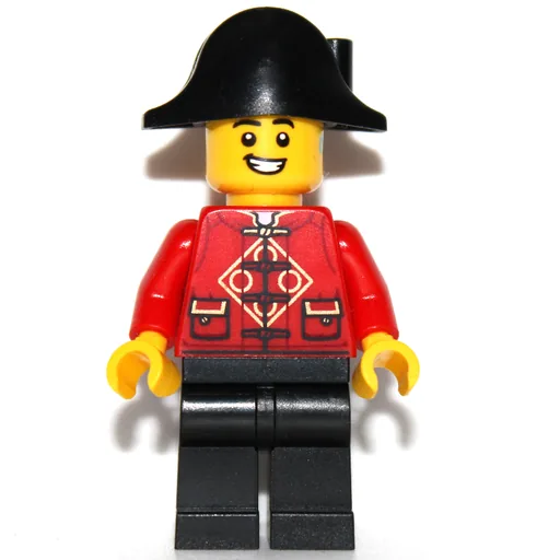 Red Torso (Black Legs, Black Bicorne, Hearing Aid)