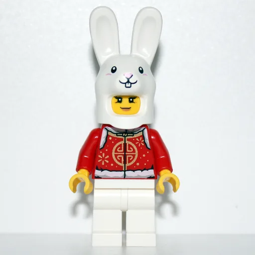 Red Torso (White Legs, White Bunny Mask)