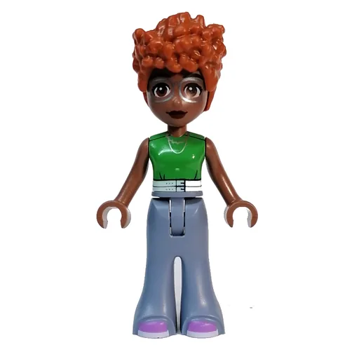 Naomi (Green Top, Sand Blue Pants)