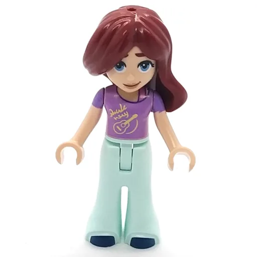 Paisley (Lavender Top, Light Aqua Legs)