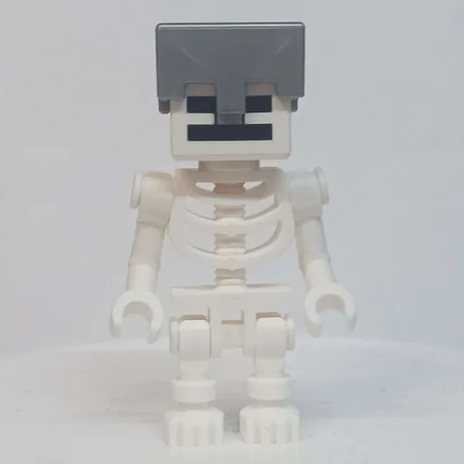 Skeleton (Square Skull, Silver Helmet (78132 Torso))