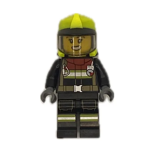 LEGO minifig Firefighter (fig-013341)