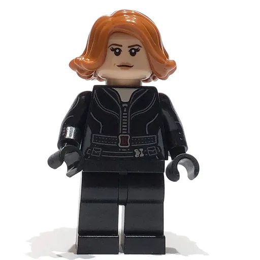 Black Widow (Black Jumpsuit, Plain Legs)