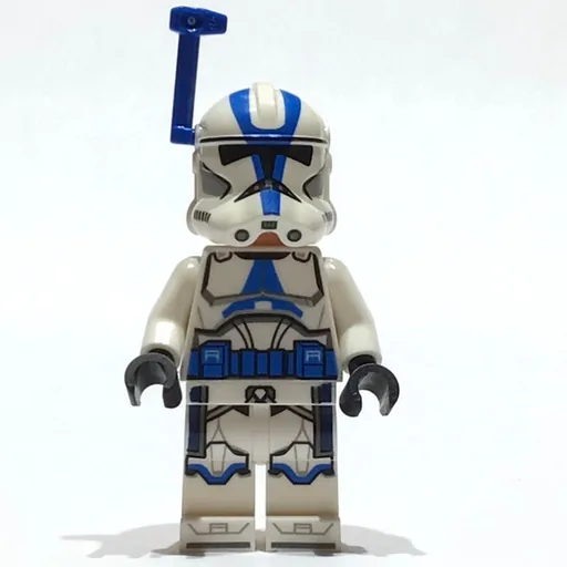 Clone Officer (501st Legion, White Arms, Blue Rangefinder)