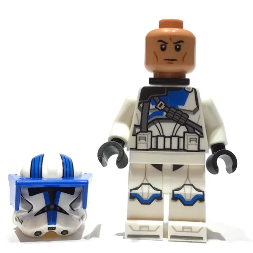 Clone Heavy Trooper (501st Legion, White Arms, Blue Visor)