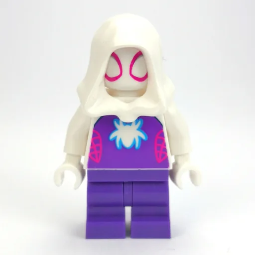 Ghost-Spider / Spider-Gwen (Medium Legs, White Spider Print)