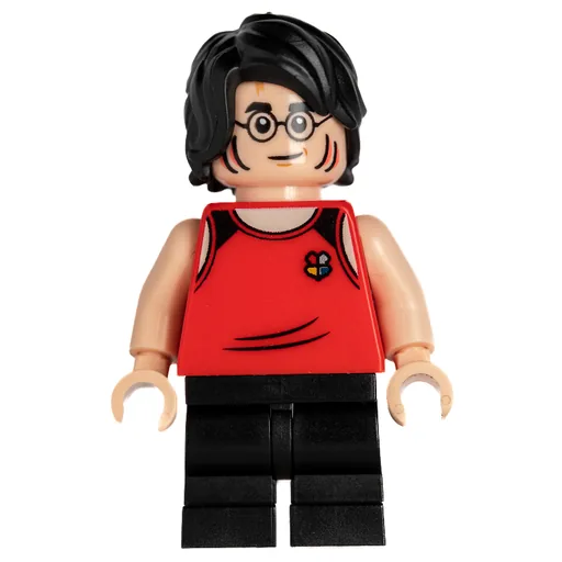 Harry Potter (Tournament Uniform Red Diving Outfit with Hogwarts Crest, Black Legs)