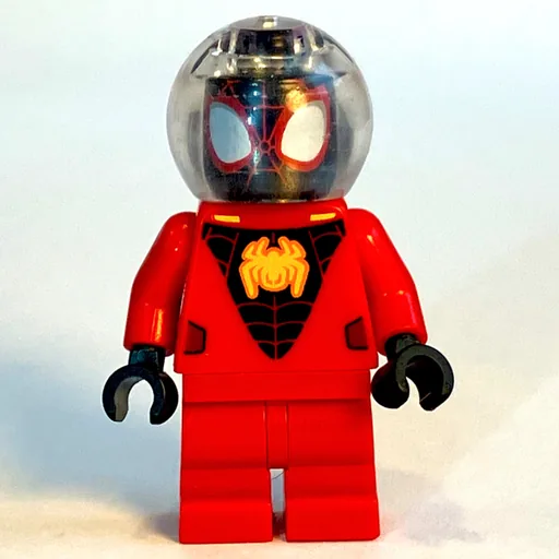 Spin / Spider-Man (Miles Morales) (Medium Red Legs, Bubble Helmet)