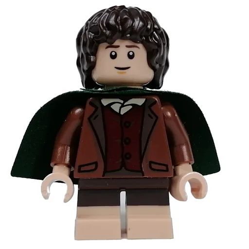 Frodo (Dark Green Cape, Reddish Brown Torso)