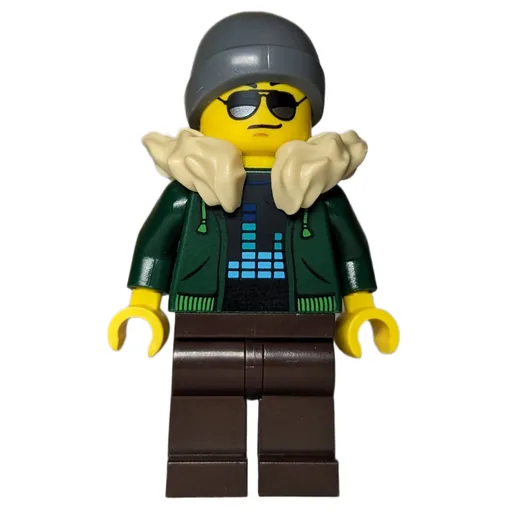 LEGO minifig Dark Green Torso (fig-013635)