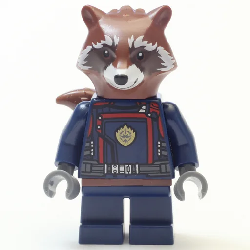 Rocket Raccoon (Dark Blue Outfit, Reddish Brown Fur)
