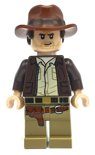 Indiana Jones in Dark Brown Jacket (Tan Shirt, Light Nougat Hands)