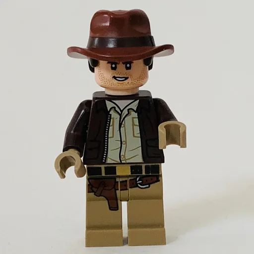 Indiana Jones in Dark Brown Jacket (Tan Shirt, Dark Tan Hands)