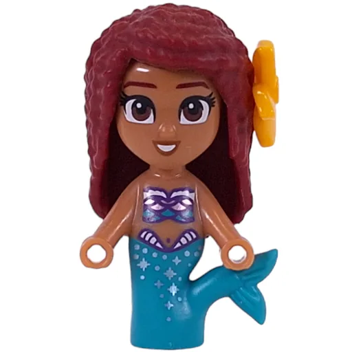 Arial (Medium Nougat Skin, Dark Red Hair - Microdoll)
