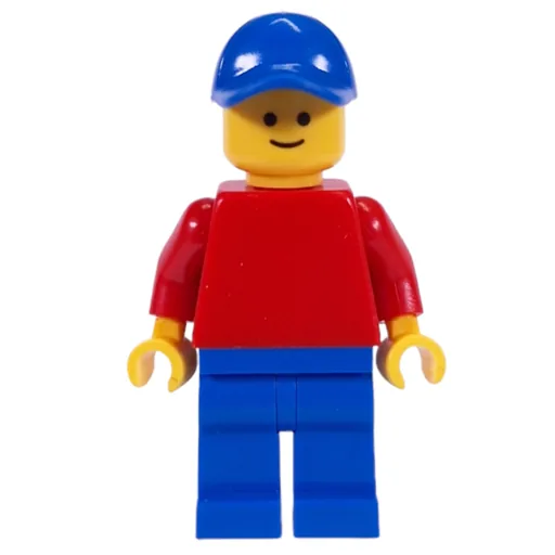 Red Torso (Blue Legs, Blue Cap)
