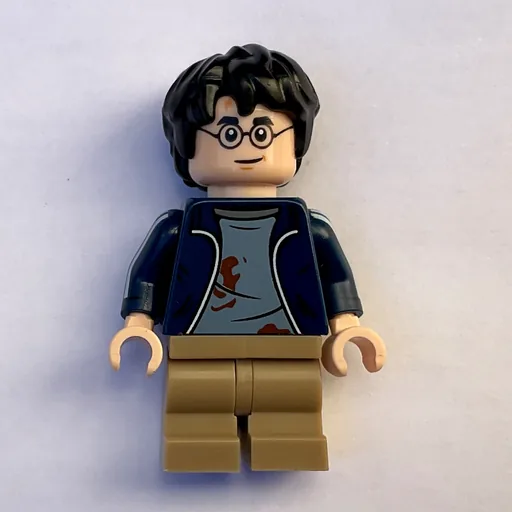Harry Potter (Dark Blue Jacket Dirty, Medium Legs, Printed Arms)