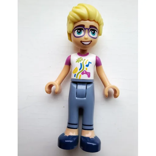 Olly (White Top, Sand Blue Legs)