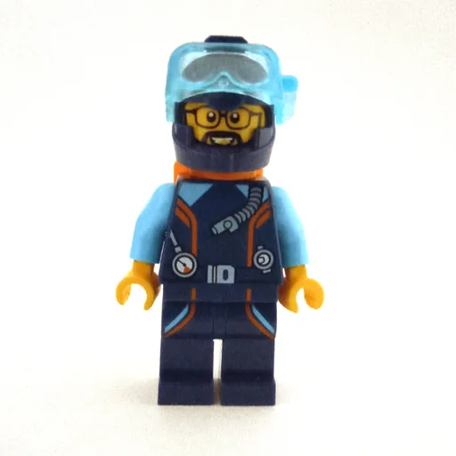 Ocean Explorer Diver (STEVEGOESNORTH, Dark Blue Wetsuit and Helmet, Beard and Glasses)