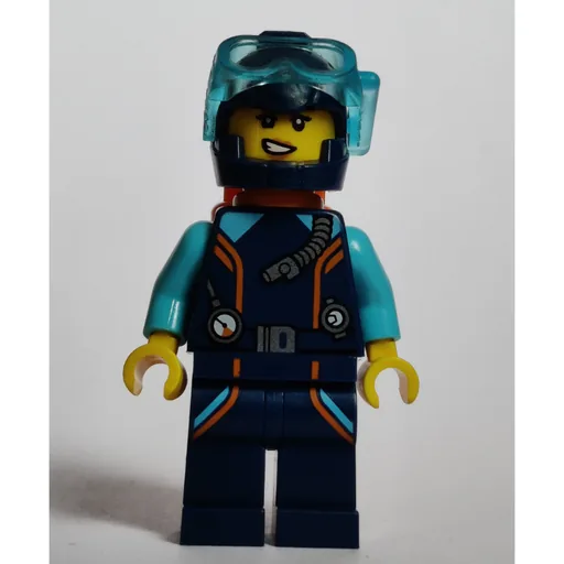 LEGO minifig Ocean Explorer Diver (fig-013964)