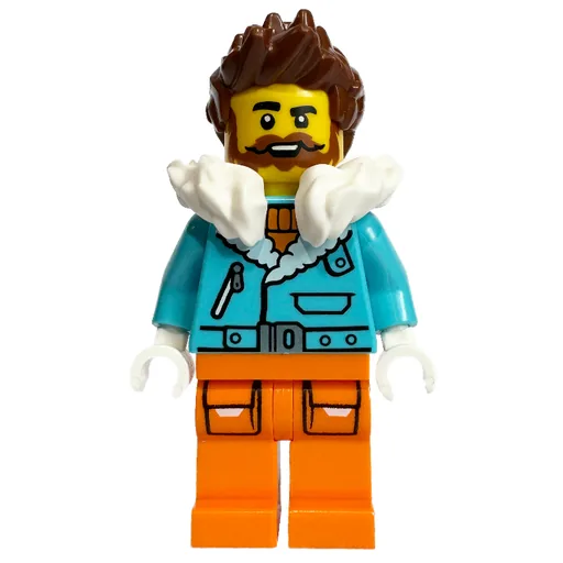 Arctic Explorer (Captain Nautilus, Medium Azure Jacket, Orange Legs, White Fur Collar)