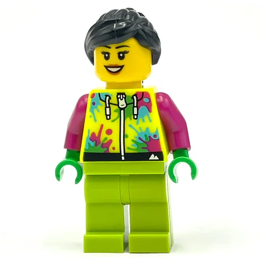 Cyclist (Vibrant Yellow and Black Jumpsuit)