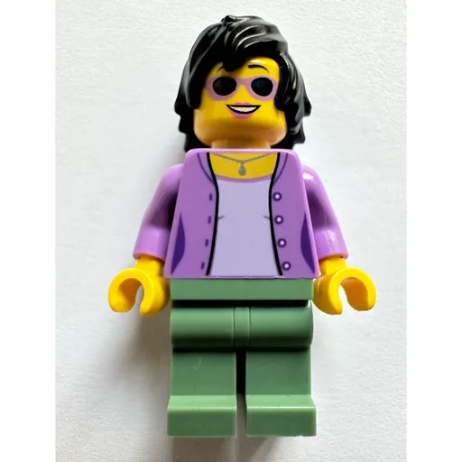 Medium Lavender Torso (Sand Green Legs, Black Hair, Sunglasses)