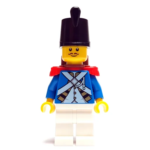 Soldier (Bluecoat) (Backpack, Red Epaulette, Black Moustache)