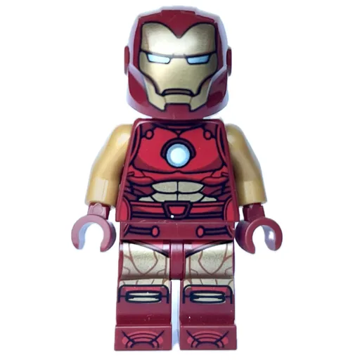 Iron Man (Pearl Gold Arms, Round Arc Reactor, Full Helmet)