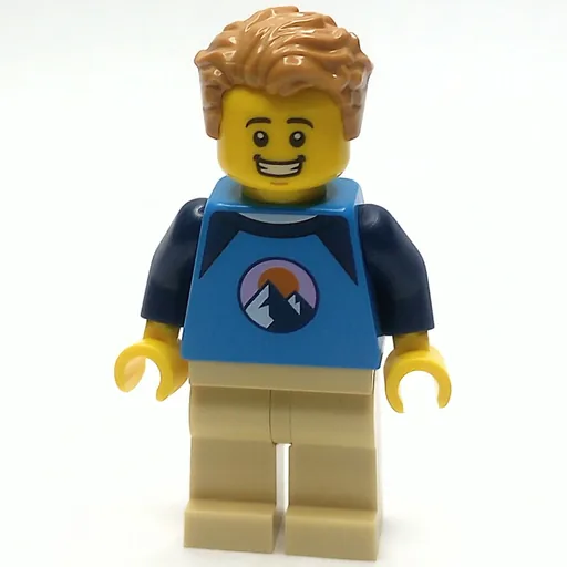 LEGO minifig Dark Azure Torso (fig-014243)