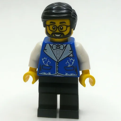 LEGO minifig Blue Torso (fig-014245)