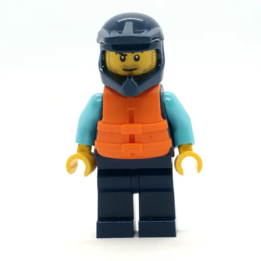 Ocean Explorer (Man, Dark Blue Wetsuit and Helmet, Live Jacket)