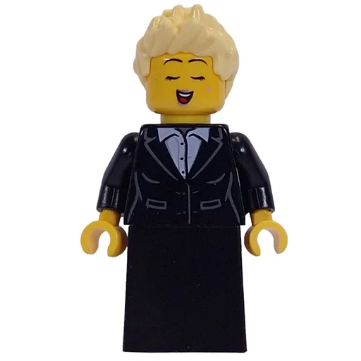 Carol Singer (Black Torso, Black Dress, Bright Light Yellow Hair)