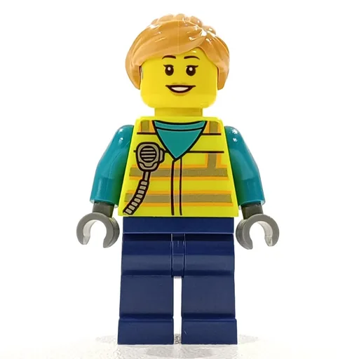 Ground Crew (Vibrant Yellow Safety Vest, Nougat Hair)