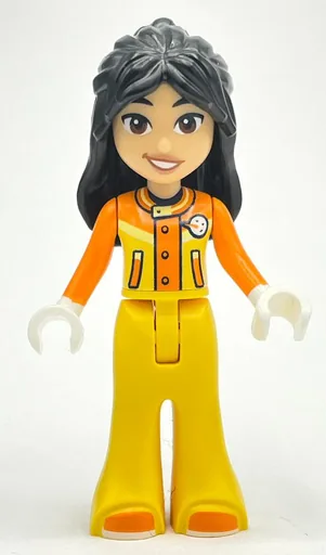 Liann (Orange/Yellow Ski Suit)